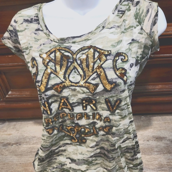 LADIES KARV TEE SHIRT SZ SM - Picture 1 of 3